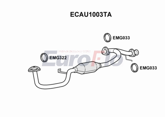 Катализатор EUROFLO ECAU1003TA