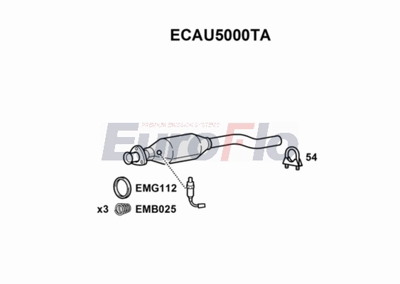 Катализатор EUROFLO ECAU5000TA