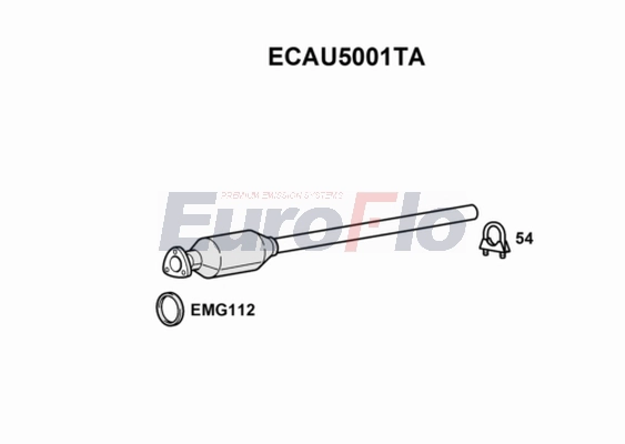 Катализатор EUROFLO ECAU5001TA