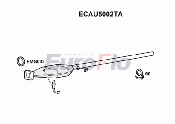 Катализатор EUROFLO ECAU5002TA