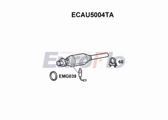 Катализатор EUROFLO ECAU5004TA