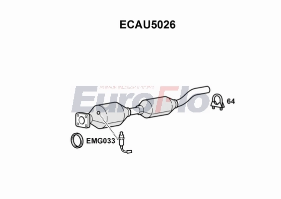 Катализатор EUROFLO ECAU5026
