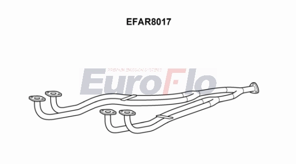 Труба выхлопного газа EUROFLO EFAR8017