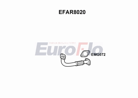 Труба выхлопного газа EUROFLO EFAR8020