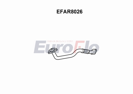 Труба выхлопного газа EUROFLO EFAR8026