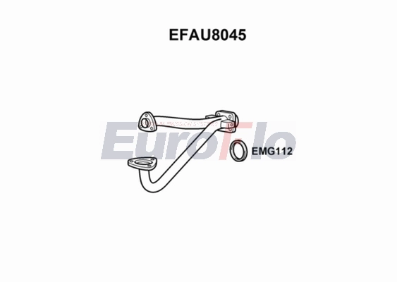 Труба выхлопного газа EUROFLO EFAU8045