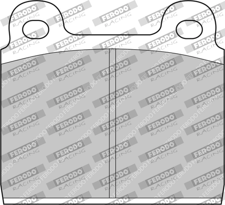 Комплект тормозных колодок дисковый тормоз ds2500 FERODO RACING FCP11H