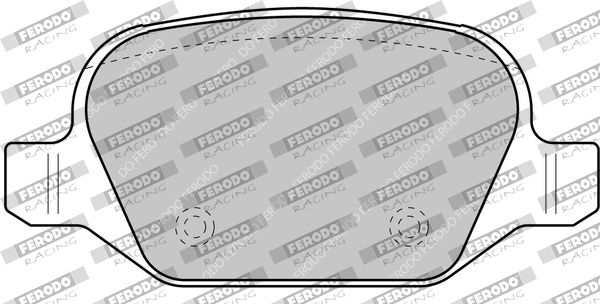 Комплект тормозных колодок дисковый тормоз ds3000 FERODO RACING FCP1349R