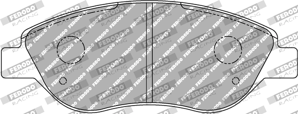 Комплект тормозных колодок дисковый тормоз ds3000 FERODO RACING FCP1468R