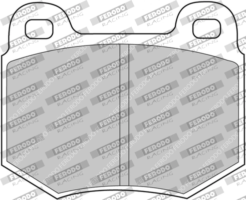 Комплект тормозных колодок дисковый тормоз ds3000 FERODO RACING FCP448R