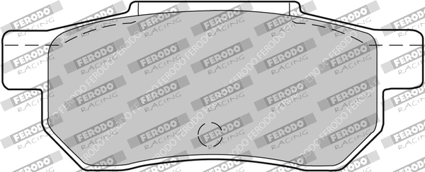 Комплект тормозных колодок дисковый тормоз ds2500 FERODO RACING FCP472H