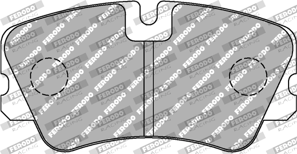 Комплект тормозных колодок дисковый тормоз ds3000 FERODO RACING FCP546R