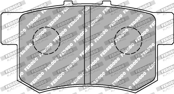 Комплект тормозных колодок дисковый тормоз ds3000 FERODO RACING FCP956R