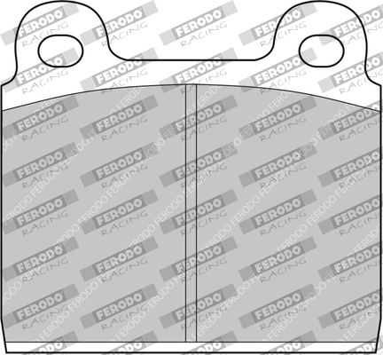 Комплект тормозных колодок дисковый тормоз ds performance FERODO RACING FDS11