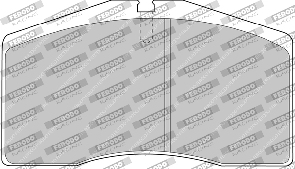 Комплект тормозных колодок дисковый тормоз ds performance FERODO RACING FDS891