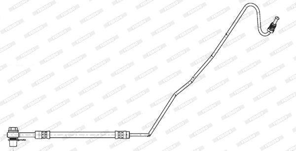 Тормозной шланг FERODO FHY3362