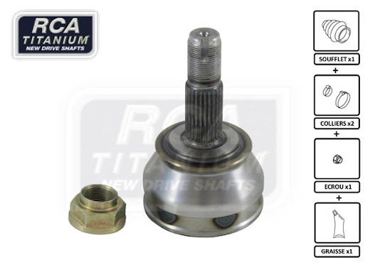 Шарнирный комплект приводной вал new cv joint RCA FRANCE FI06F2