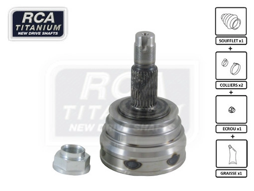 Шарнирный комплект приводной вал new cv joint RCA FRANCE FI822