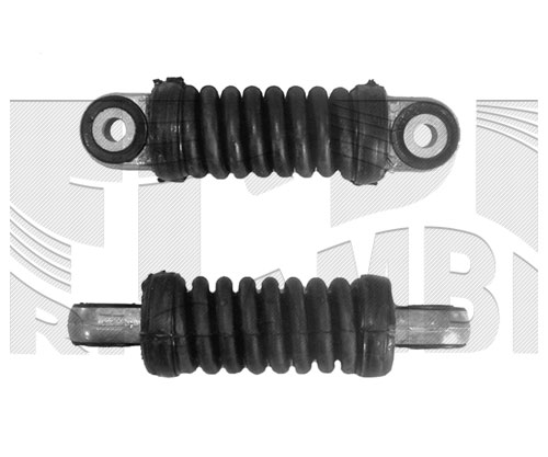 Амортизатор поликлиновой ремень KM INTERNATIONAL FI8740