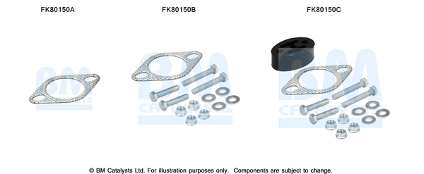 Монтажный комплект катализатор BM CATALYSTS FK80150