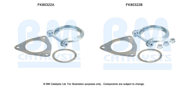 Монтажный комплект катализатор BM CATALYSTS FK80322