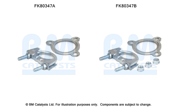 Монтажный комплект катализатор BM CATALYSTS FK80347