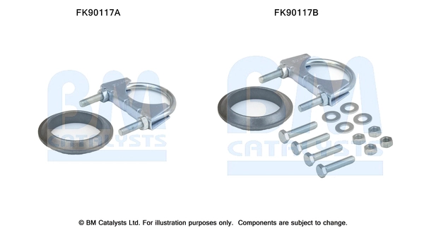 Монтажный комплект катализатор BM CATALYSTS FK90117