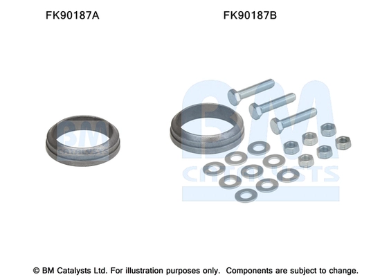 Монтажный комплект катализатор BM CATALYSTS FK90187