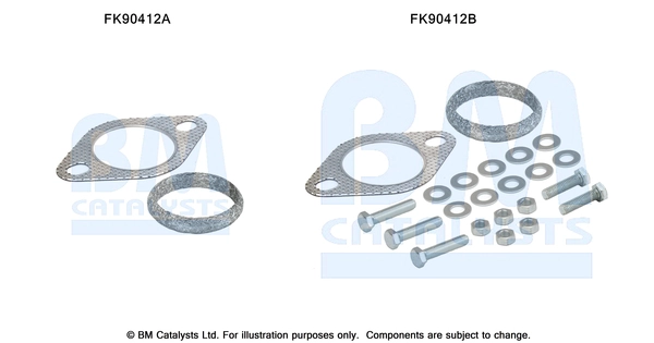 Монтажный комплект катализатор BM CATALYSTS FK90412