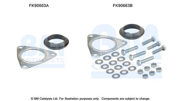Монтажный комплект катализатор BM CATALYSTS FK90663