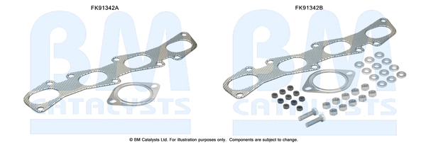 Монтажный комплект катализатор BM CATALYSTS FK91342
