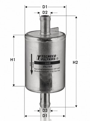 Топливный фильтр TECNECO FILTERS GAS46001
