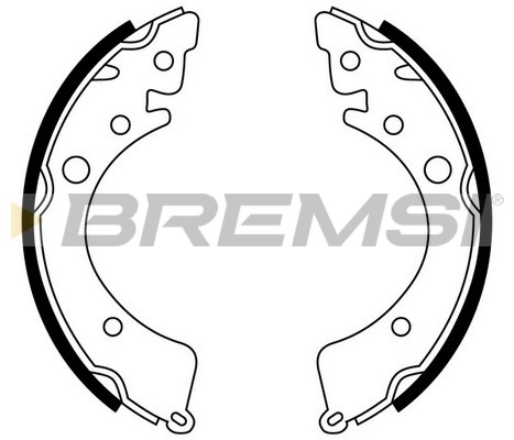 Комплект тормозных колодок BREMSI GF0702