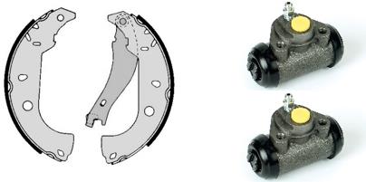 Комплект тормозных колодок essential line - standard kit BREMBO H 23 038