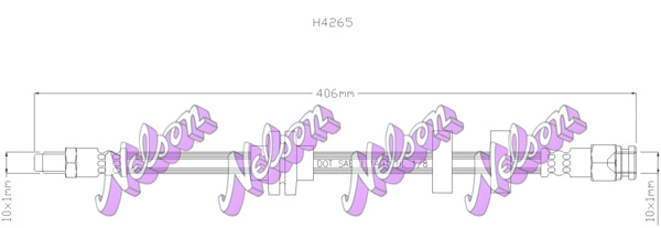 Тормозной шланг KAWE H4265