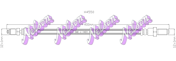 Шланг сцепления KAWE H4550