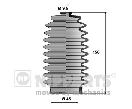 Комплект пыльника рулевое управление NIPPARTS J2844004