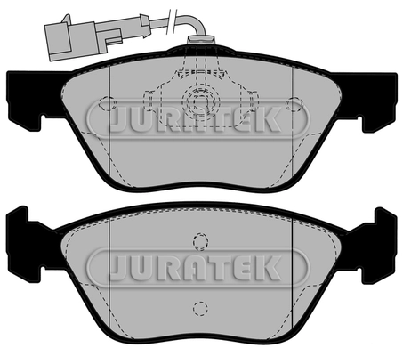 Комплект тормозных колодок дисковый тормоз JURATEK JCP1052