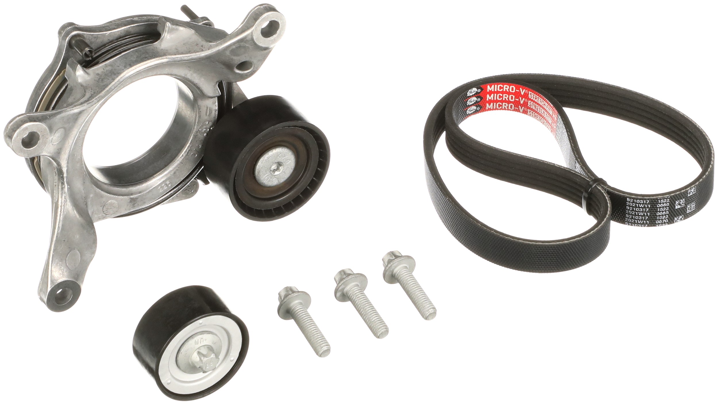 Поликлиновой ременный комплект micro-v kit estart GATES K015PK1256EST