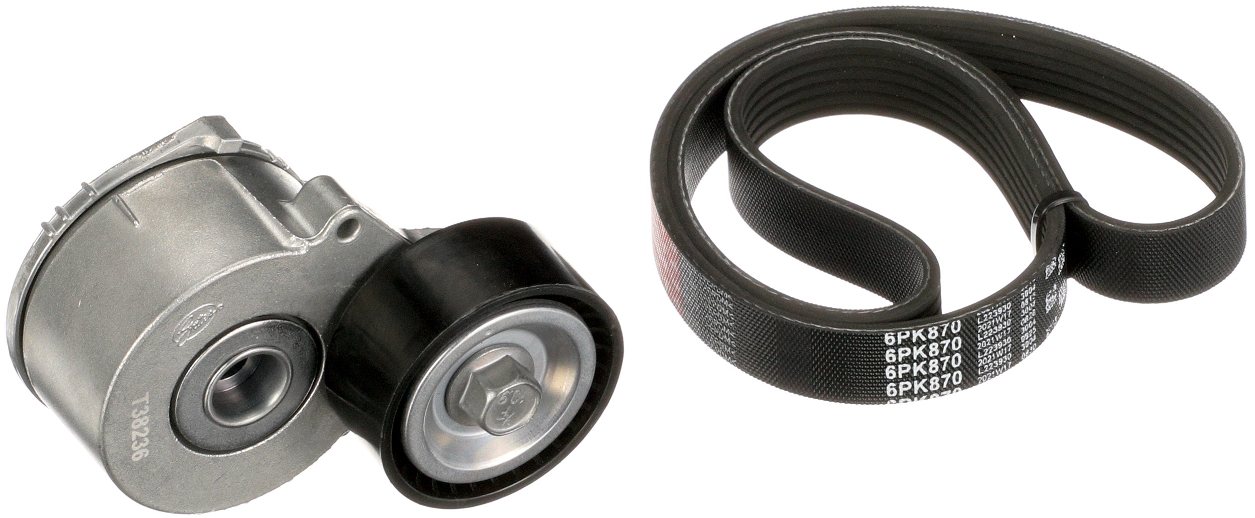Поликлиновой ременный комплект micro-v kit GATES K016PK870