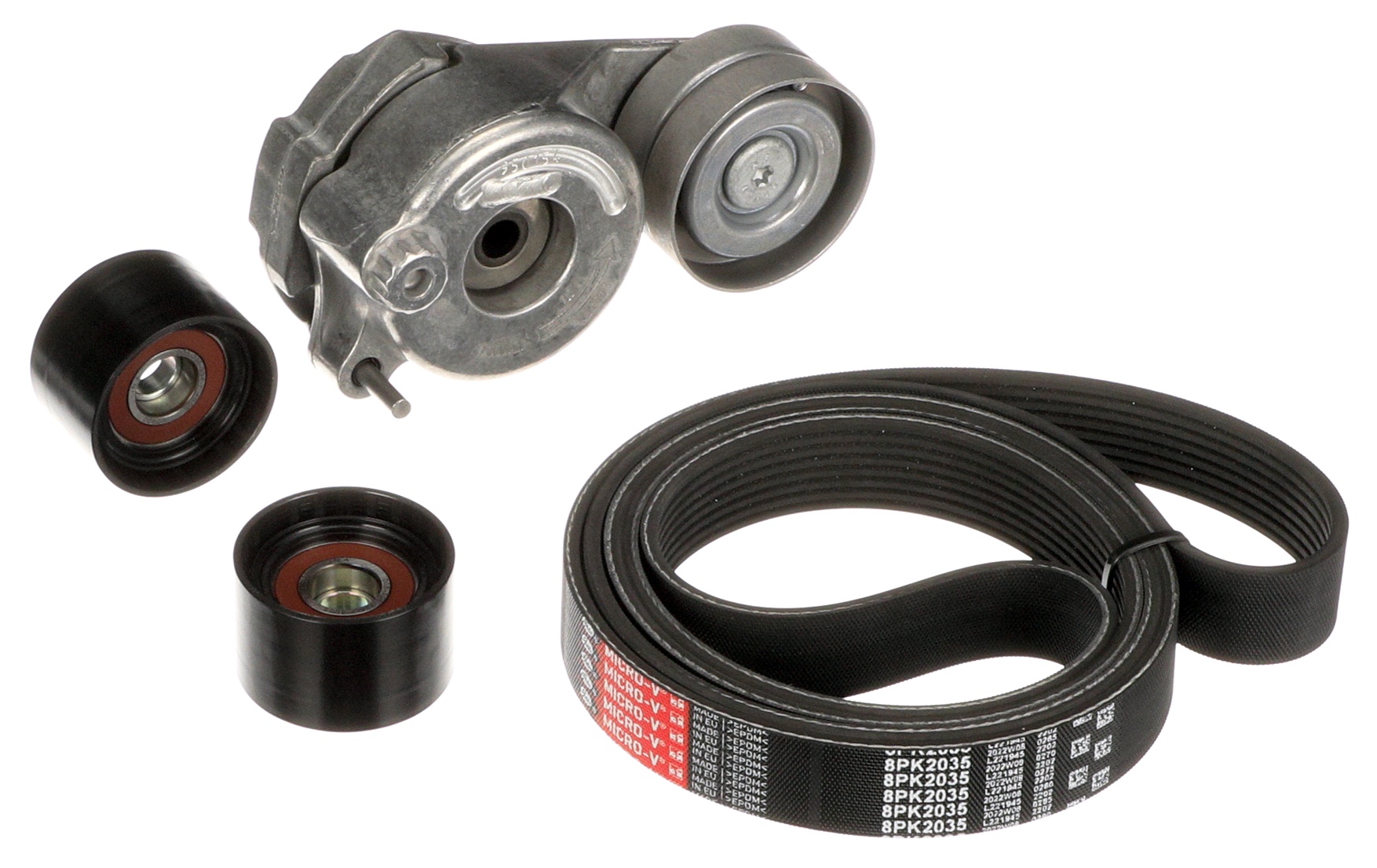 Поликлиновой ременный комплект micro-v kit GATES K028PK2035