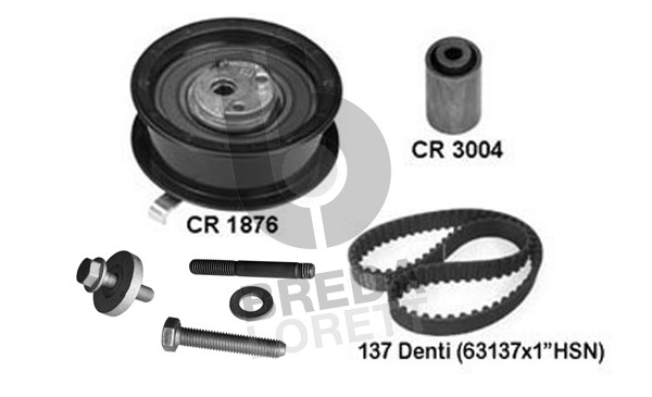 Комплект ремня грм BREDA LORETT KCD0046