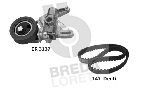 Комплект ремня грм BREDA LORETT KCD0284