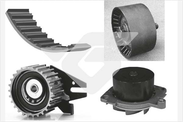 Водяной насос + комплект зубчатого ремня HUTCHINSON KH 274WP76