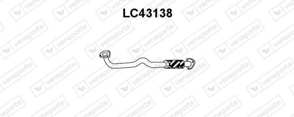 Труба выхлопного газа VENEPORTE LC43138