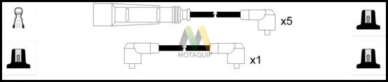 Комплект проводов зажигания MOTAQUIP LDRL1217