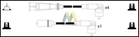 Комплект проводов зажигания MOTAQUIP LDRL1331