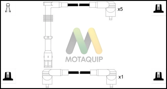 Комплект проводов зажигания MOTAQUIP LDRL1389