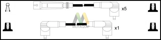 Комплект проводов зажигания MOTAQUIP LDRL1492
