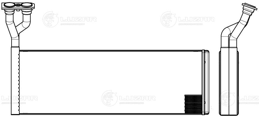Теплообменник отопление салона LUZAR LRh 2804